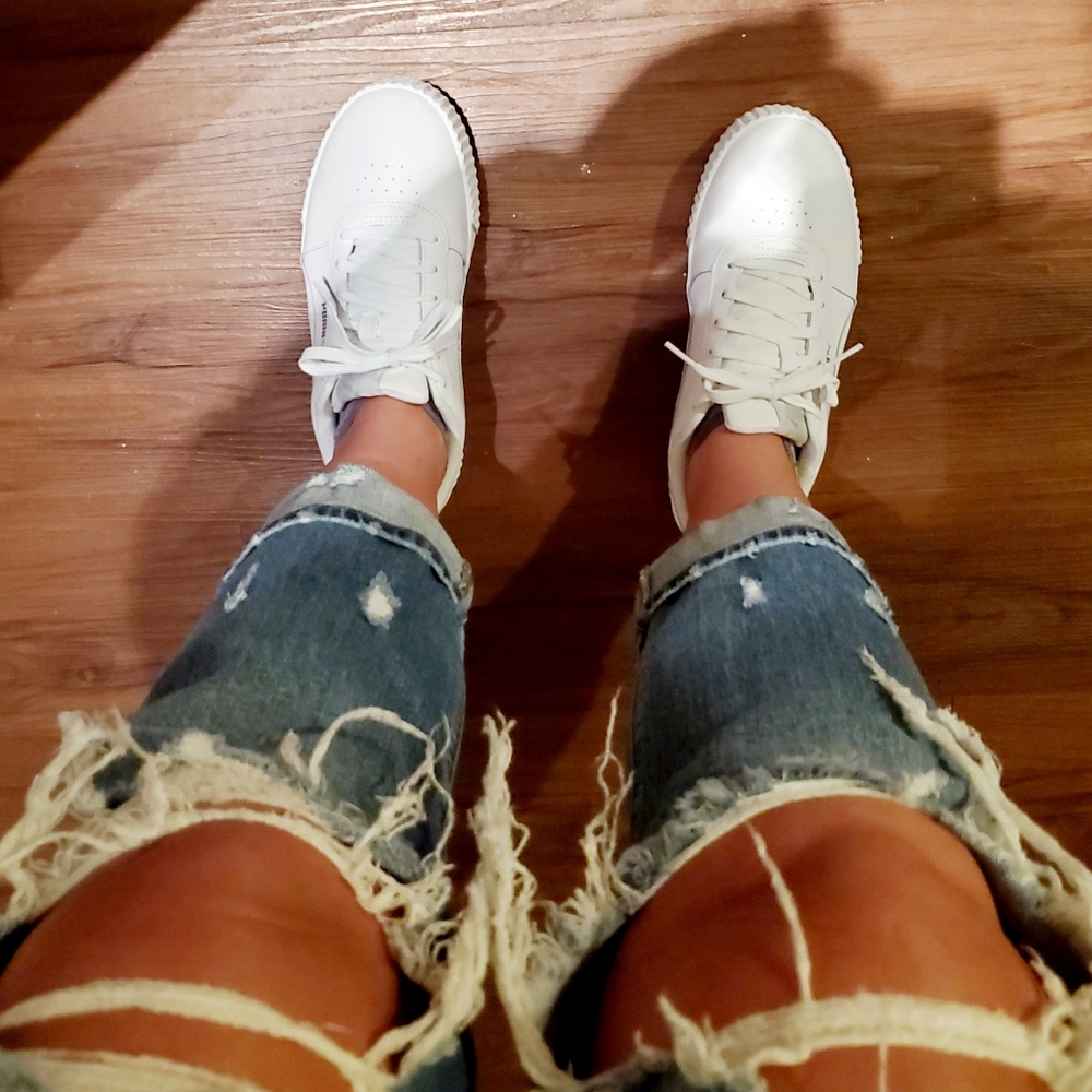 White Puma Sneakers